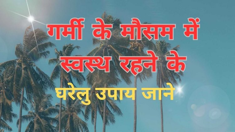 गर्मी के मौसम में स्वस्थ रहने के लिए करे यह घरेलु बचाव व उपचार : Summer Season Treatment