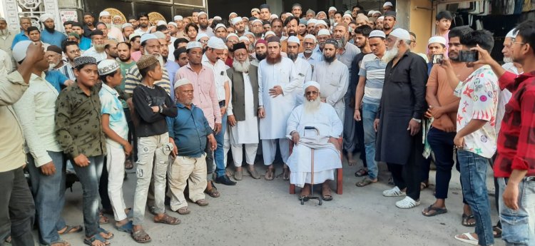 उज्जैन मुस्लिम समाज ने आतंकवाद के खिलाफ नारेबाजी कर पूरे हादसे की निंदा की