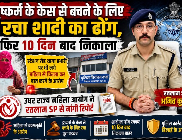 पहले दुष्कर्म, फिर केस दबाने के लिए शादी का नाटक और अब प्रताड़ना; रतलाम में पीड़िता ने लगाई न्याय की गुहार, राज्य महिला आयोग ने रतलाम SP से मांगी रिपोर्ट